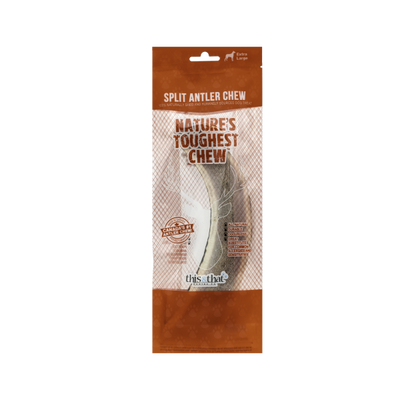 This & That Split Antler Chew X-Large 9.5"