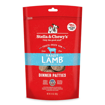 Stella & Chewy's Dandy Lamb Freeze-Dried Raw Dinner Patties 709g
