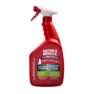 Nature's Miracle Cat Advanced Stain & Odour Remover Spray 946ml