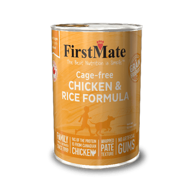 FirstMate Cage-free Chicken & Rice Formula for Dogs 12.2oz