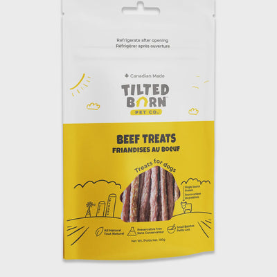 Tilted Barn Pet Co. Beef Treats For Dogs 100g
