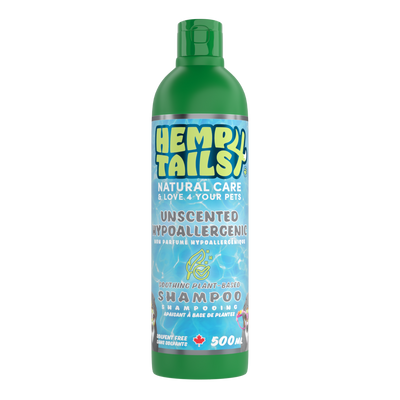 Hemp 4 Tails Hypo Allergenic Unscented Shampoo 500ml