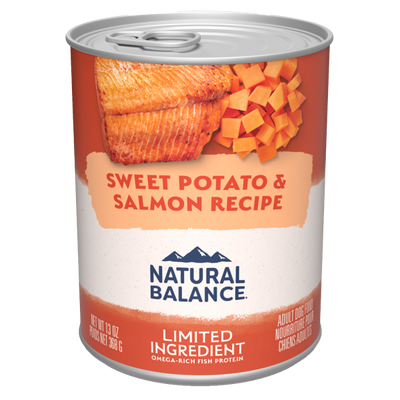 Natural Balance Limited Ingredient Salmon & Sweet Potato Recipe Paté 368g
