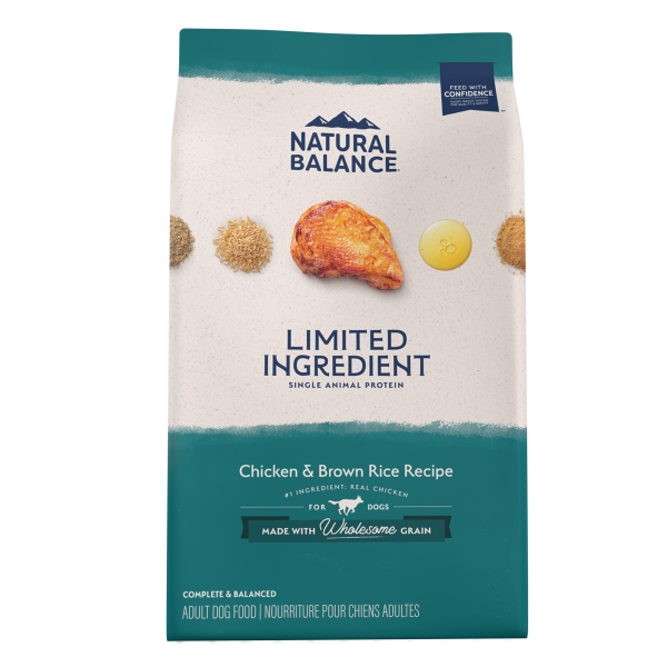 Natural Balance Limited Ingredients Adult Chicken & Brown Rice Recipe 24lb