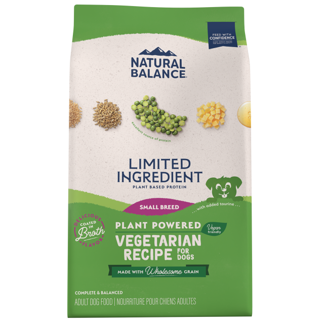 Natural Balance Limited Ingredient Adult Vegetarian Small Breed Recipe 12lb
