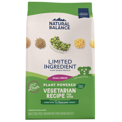 Natural Balance Limited Ingredient Adult Vegetarian Small Breed Recipe 12lb