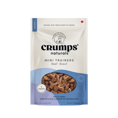 Crumps' Naturals Dog Mini Trainers Semi-Moist Beef 300g