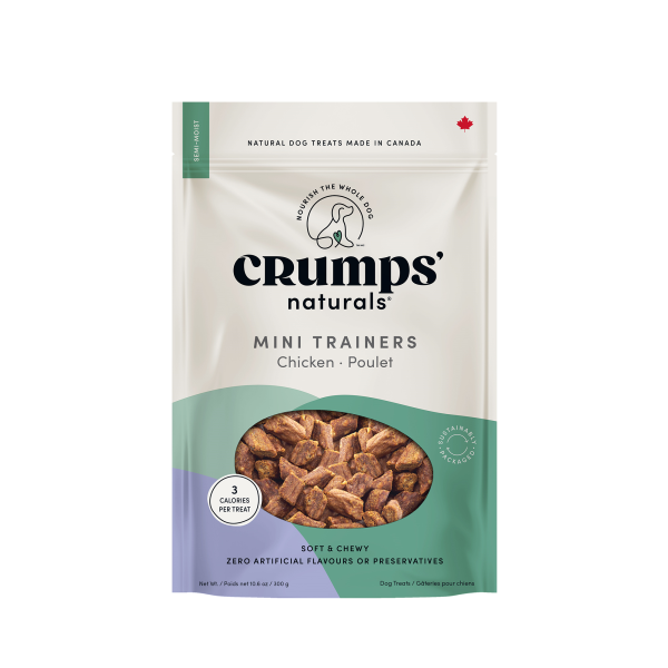Crumps' Naturals Dog Mini Trainers Semi-Moist Chicken 300g
