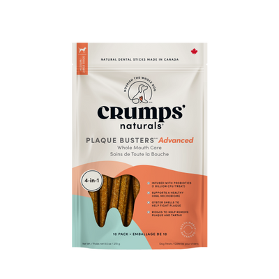 Crumps' Naturals Dog Plaque Busters Advanced Whole Mouth Care with Probiotics 270g