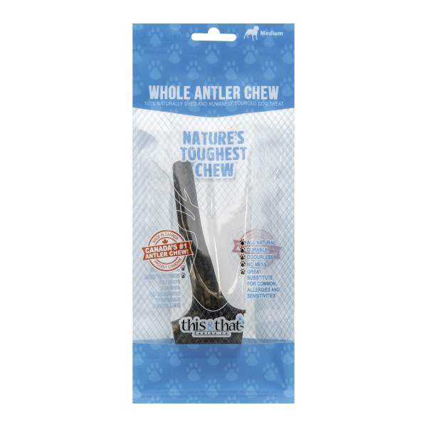 This & That Whole Antler Chew Medium 6.5"
