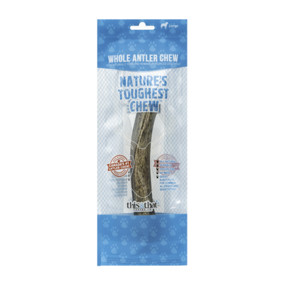 This & That Whole Antler Chew Large 7.5"