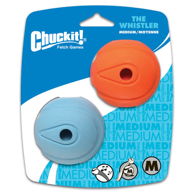 Chuckit! The Whistler Ball Medium 2 Pack