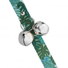 PoochieBells Monstera Pattern Doggie Doorbell 26"