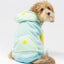 Silver Paw Blue Venice Dog Hoodie - Extra Small