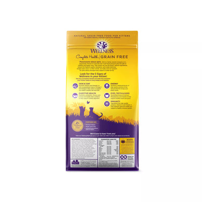 Wellness Complete Health Kitten Food - Natural, Grain Free, Chicken & Chicken Meal 5.5lb