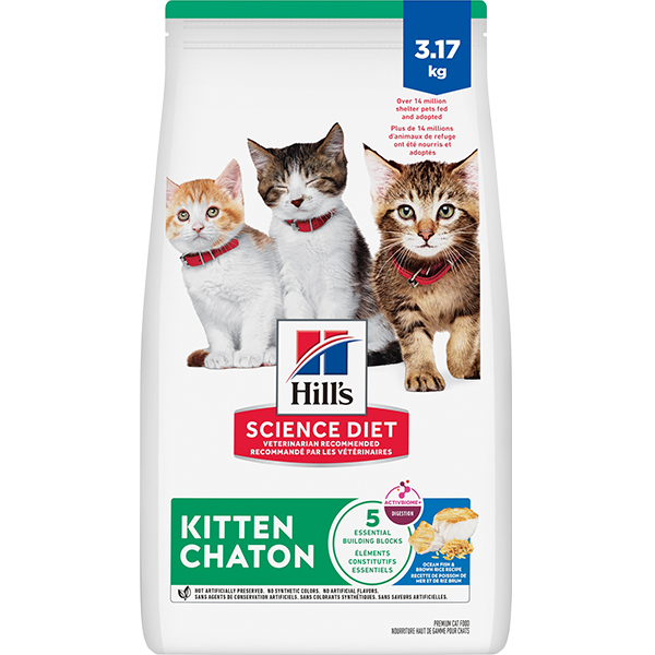 Hill's Science Diet Cat Kitten Ocean Fish & Brown Rice 7 lb