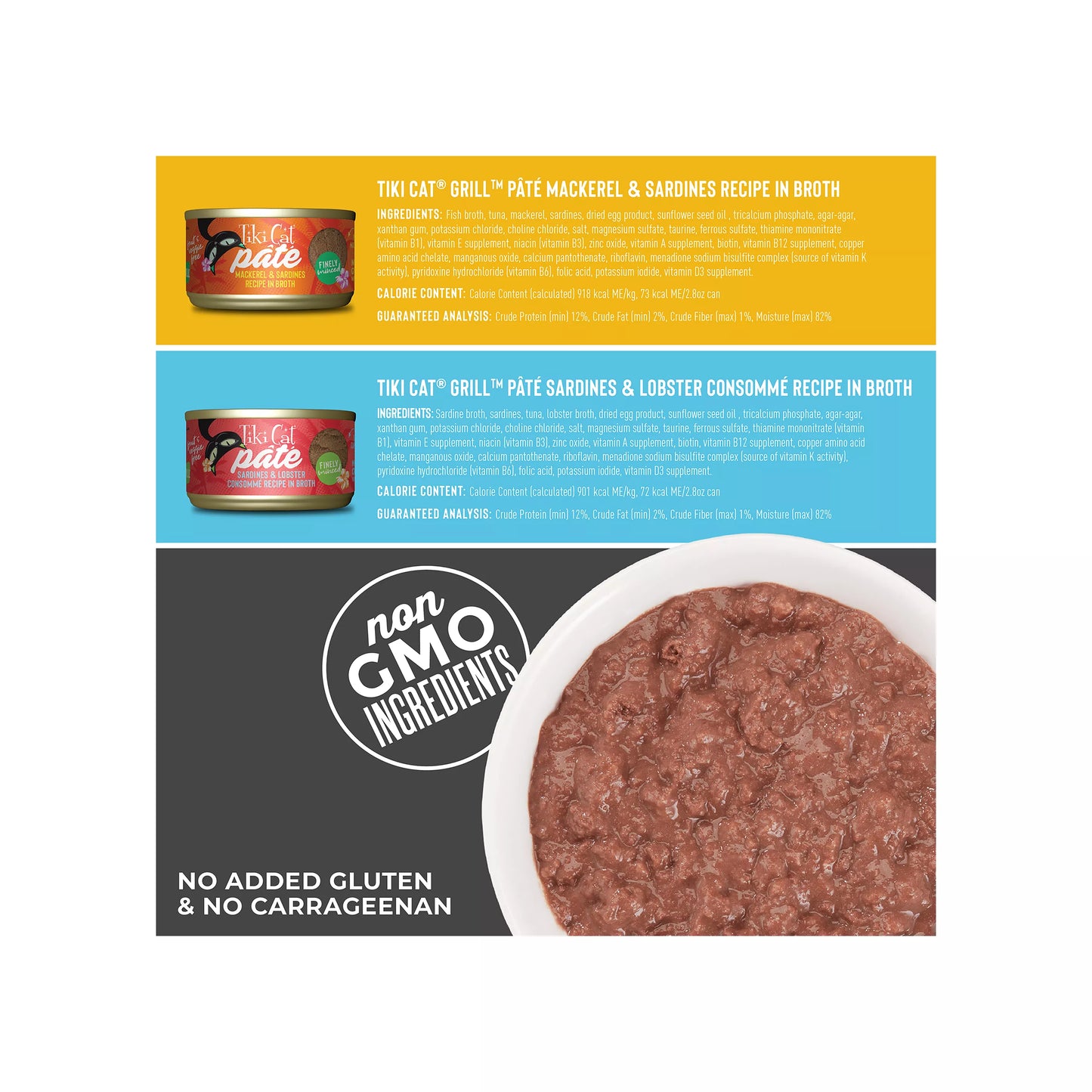 Tiki Cat Grill Pate Variety Pack 12/2.8oz