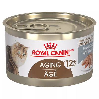 Royal Canin Feline Health Nutrition Aging 12+ Loaf Senior Cat Food 145g