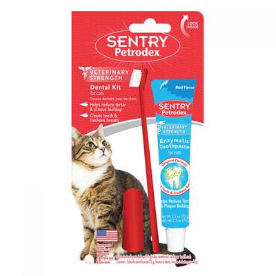 Petrodex Veterinary Strength Dental Kit for Cats 70g