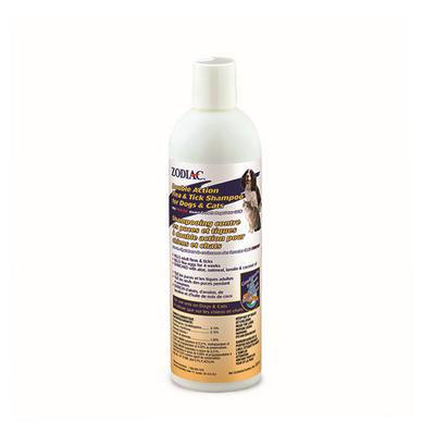 Zodiac Double Action Flea Shampoo 355ml