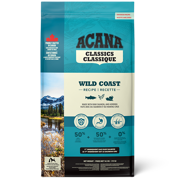 Acana Classics Wild Coast Recipe 14.5kg