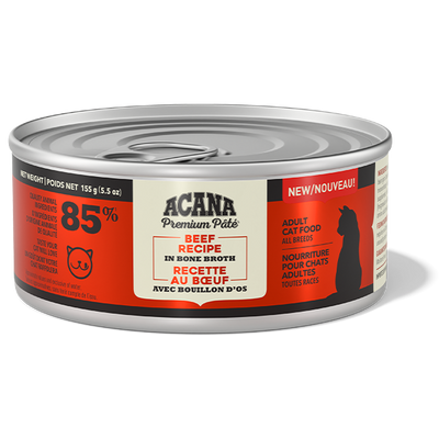 Acana Cat Premium Pate Beef in Bone Broth 155g