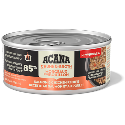 Acana Cat Chunks in Broth Salmon & Chicken 155g