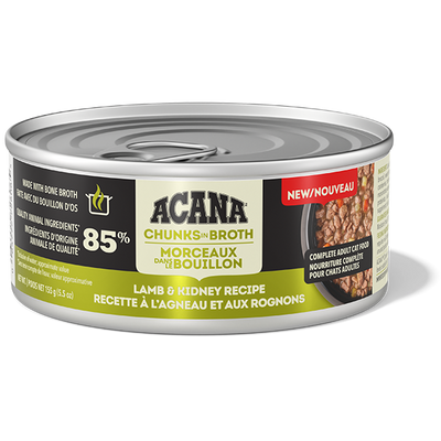 Acana Cat Chunks in Broth Lamb & Kidney 155g