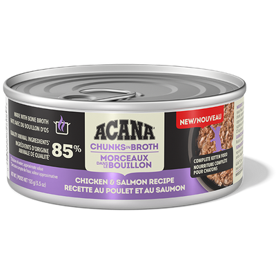 Acana Cat Premium Chunks Chicken & Salmon Entree Kitten 155g