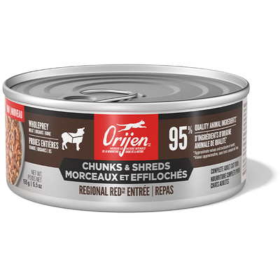 Orijen Cat Chunks & Shreds Regional Red Entree 155g