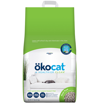 Okocat Cat Litter Dust Free Paper Pellets 11.7lb