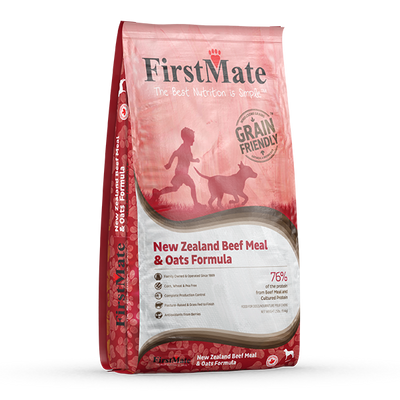 FirstMate Grain Friendly New Zealand Beef Meal & Oats 25lb