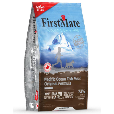 FirstMate Dog LID GF Pacific Ocean Fish Small Bites 12lb