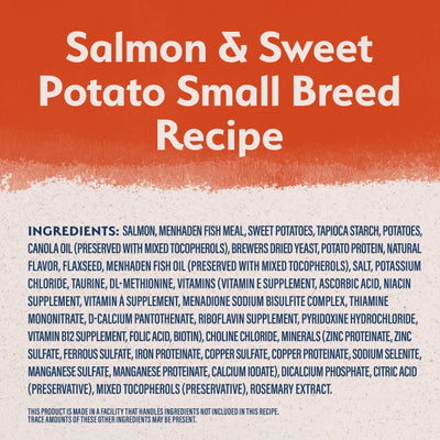 Natural Balance Grain Free Salmon & Sweet Potato Small Breed Recipe 12lb