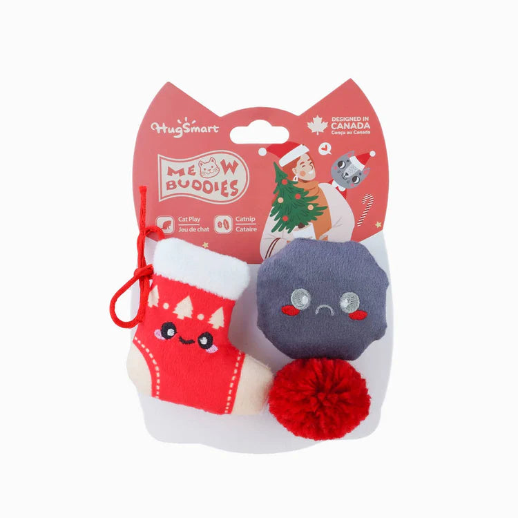 HugSmart Holiday Feline - Lump of Coal