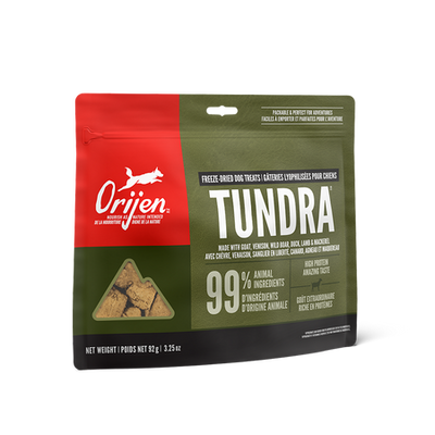 Orijen Freeze Dried Dog Treats Tundra Recipe 92g
