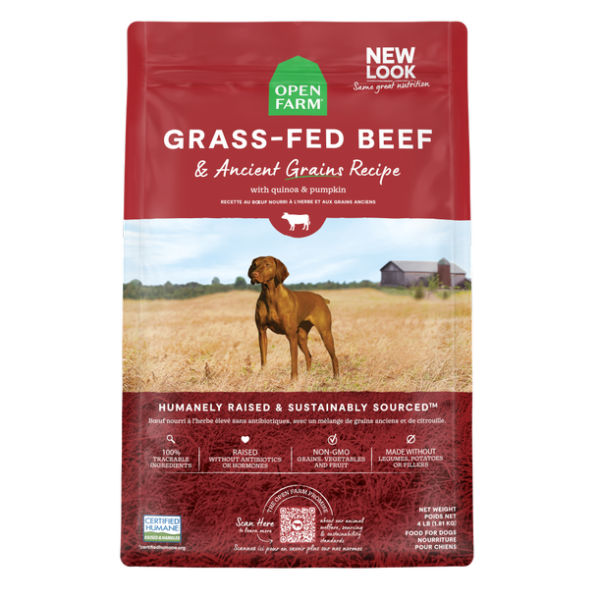 Open Farm Dog Ancient Grain Grass-Fed Beef 11 lb