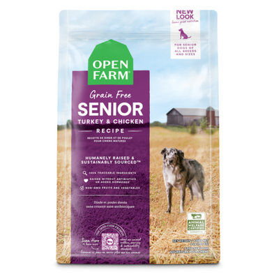 Open Farm Senior Turkey & Chicken Grain Free 22 lb