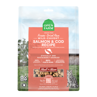 Open Farm Freeze-Dried Salmon & Cod Recipe 9oz