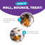 Outward Hound Orbee-Tuff Snoop Interactive Treat Dispensing Dog Toy Orange Large