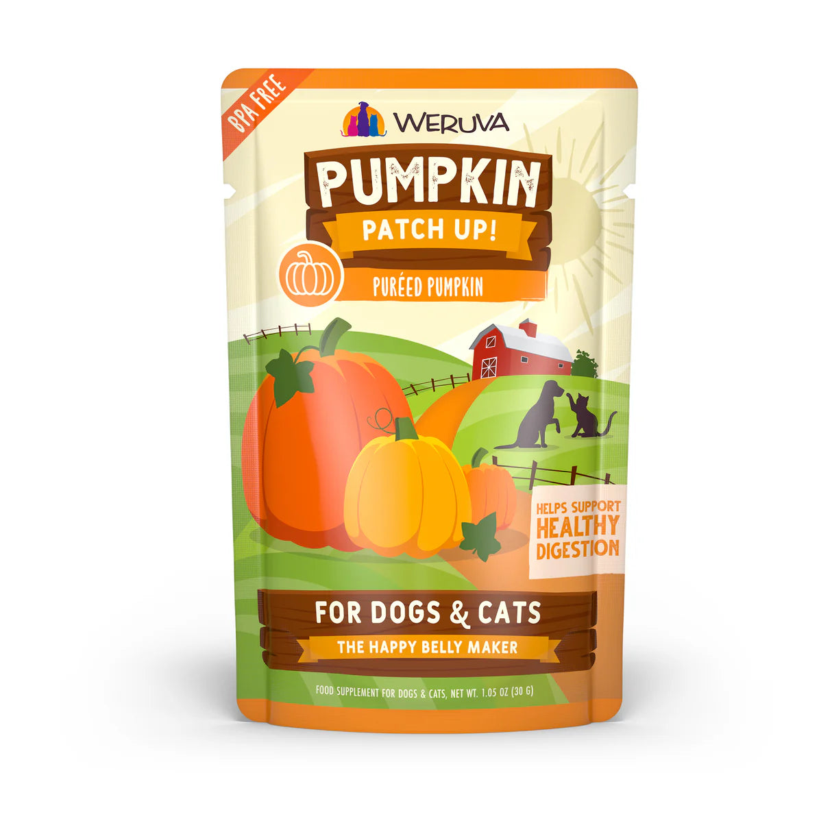 Weruva Pumpkin Patch Up  Puréed Pumpkin Supplement 80g