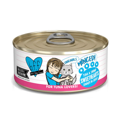 BFF Minced  Tuna & Shrimp Sweethearts Tuna & Shrimp Dinner in Gravy 156g