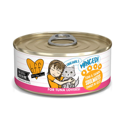 BFF Minced Tuna & Salmon Soulmates Tuna & Salmon Dinner in Gelée 156g