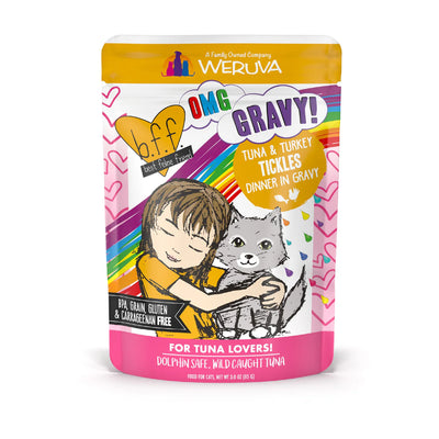 BFF Tuna & Turkey Tickles Tuna & Turkey Dinner in Gravy 85g