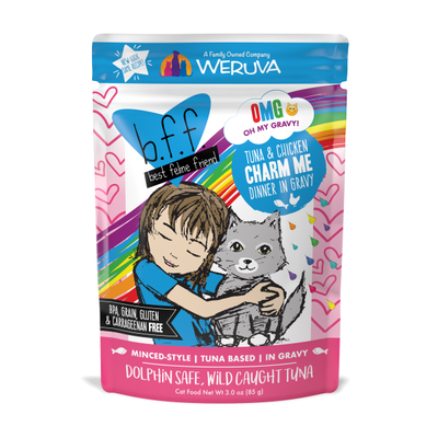 BFF Cat OMG Tuna & Chicken Charm Me 3 oz Pouch