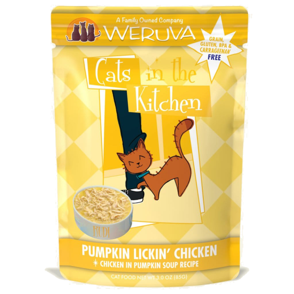 Weruva Cats in Kitchen Pumpkin Lickin' Chicken Pouch 3oz