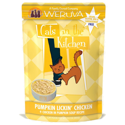 Weruva Cats in Kitchen Pumpkin Lickin' Chicken Pouch 3oz