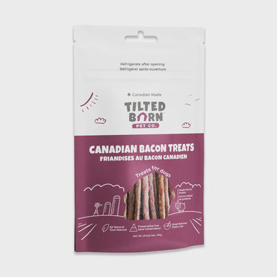 Tilted Barn Pet Co. Canadian Bacon Treats For Dogs 100g