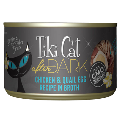 Tiki Cat After Dark GF Chicken/Quail Egg 5.5 oz