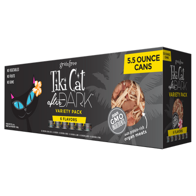 Tiki Cat After Dark Wet Cat Food Variety Pack 8/5.5 oz